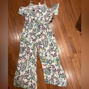 Floral Paisley Jumpsuit New York and Company